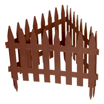 Забор декоративный "Рейка", 28х300 см, терракот, Россия// Palisad