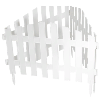 Забор декоративный "Марокко", 28х300 см, белый, Россия// Palisad