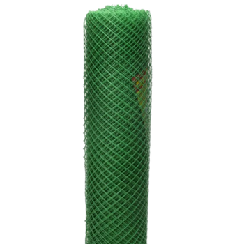 Решетка заборная в рулоне, облегченная, 0,8х20 м, ячейка 17х14 мм, пластиковая, зеленая// Россия №6
