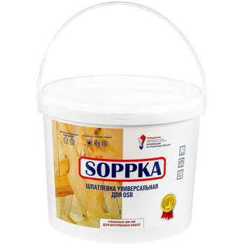 Шпатлевка для плит OSB 2.5 кг унив.(ДТ) SOPPKA (4)